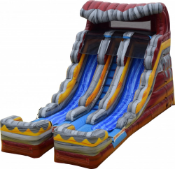 Volcano Double Lane Dry Slide