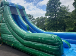 Big Green Marble Dry Slide