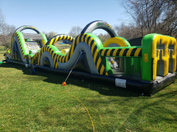 20210326 135629 1633043084 65' Radical Run Obstacle Course and Slide