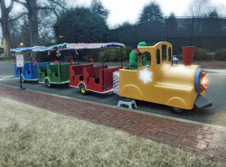 Holiday Christmas Trackless Train Ride Rental